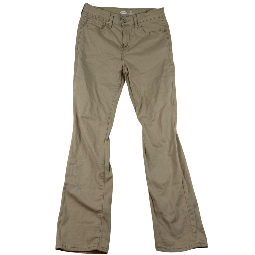 Old Navy Boys Karate Slim Khaki Pants Tan Built-In‎ Flex Max Size 16 Adjustable